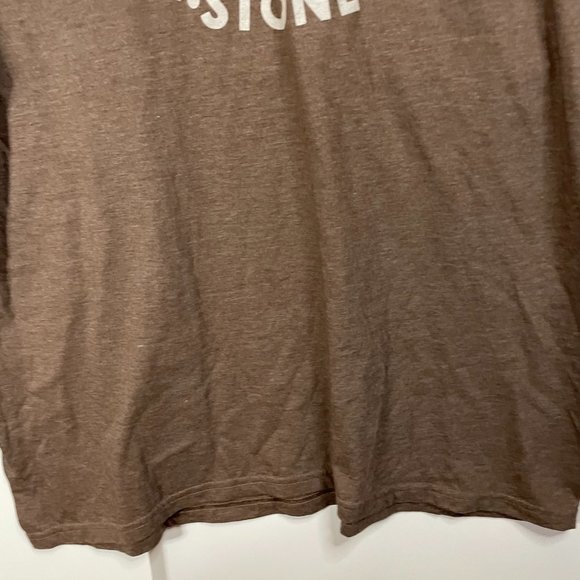 Volcom Mens T Shirt Size XL Logo Volcom Stone Brown Casual - Picture 4 of 10